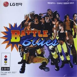 Box cover for Battle Blues on the Panasonic 3DO.