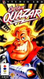 Box cover for Captain Quazar on the Panasonic 3DO.