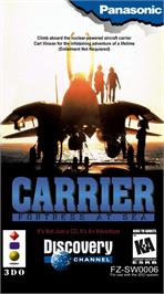 Box cover for Carrier - Fortress At Sea on the Panasonic 3DO.