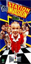 Box cover for Club 3DO: Station Invasion on the Panasonic 3DO.
