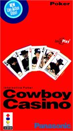 Box cover for Cowboy Casino on the Panasonic 3DO.