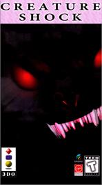 Box cover for Creature Shock on the Panasonic 3DO.