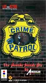 Box cover for Crime Patrol on the Panasonic 3DO.