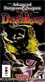 Box cover for DeathKeep on the Panasonic 3DO.