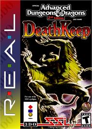 Box cover for Deathkeep on the Panasonic 3DO.