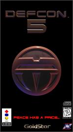 Box cover for Defcon 5 on the Panasonic 3DO.