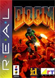 Box cover for Doom on the Panasonic 3DO.