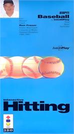 Box cover for ESPN Baseball : Interactive Hitting on the Panasonic 3DO.