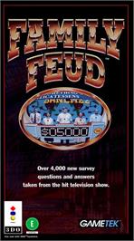 Box cover for Family Feud on the Panasonic 3DO.