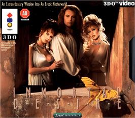 Box cover for Immortal Desire on the Panasonic 3DO.