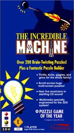 Box cover for Incredible Machine, The on the Panasonic 3DO.