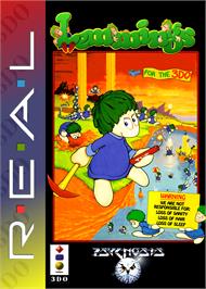 Box cover for Lemmings on the Panasonic 3DO.