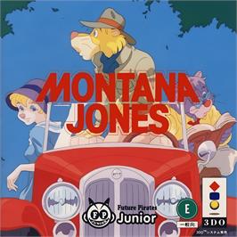 Box cover for Montana Jones on the Panasonic 3DO.