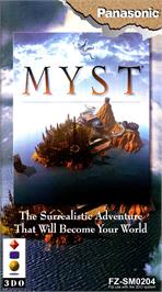 Box cover for Myst on the Panasonic 3DO.