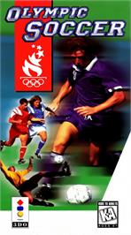 Box cover for Olympic Soccer on the Panasonic 3DO.