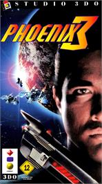 Box cover for Phoenix 3 on the Panasonic 3DO.