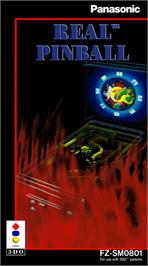 Box cover for Real Pinball on the Panasonic 3DO.