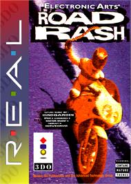 Box cover for Road Rash on the Panasonic 3DO.