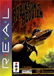 Box cover for Robinson's Requiem on the Panasonic 3DO.