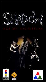 Box cover for Shadow - War Of Succession on the Panasonic 3DO.