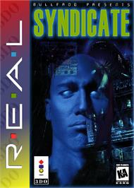 Box cover for Syndicate on the Panasonic 3DO.