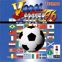Box cover for V Goal Soccer '96 on the Panasonic 3DO.