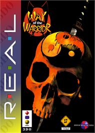 Box cover for Way of the Warrior on the Panasonic 3DO.
