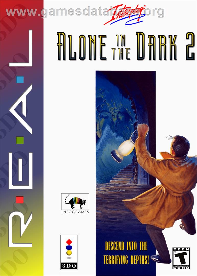 Alone in the Dark 2 - Panasonic 3DO - Artwork - Box