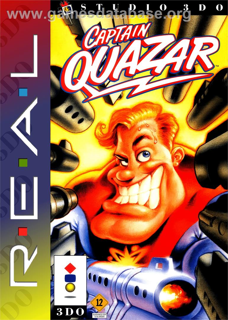 Captain Quazar - Panasonic 3DO - Artwork - Box