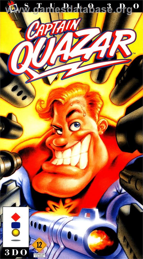 Captain Quazar - Panasonic 3DO - Artwork - Box