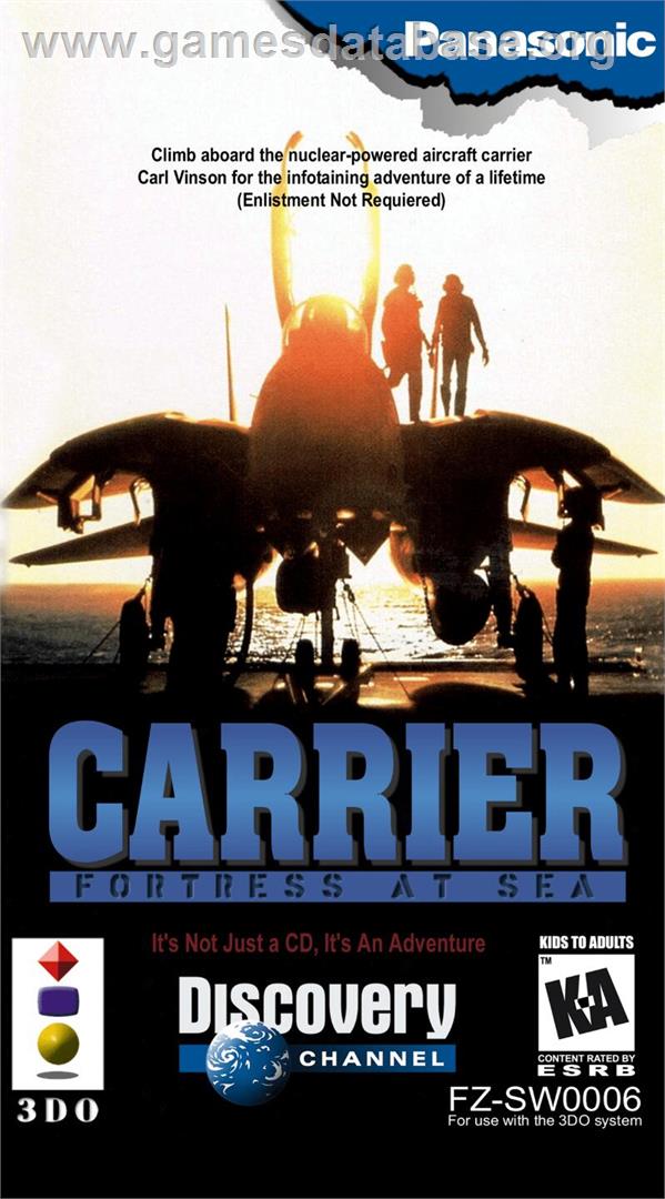 Carrier - Fortress At Sea - Panasonic 3DO - Artwork - Box