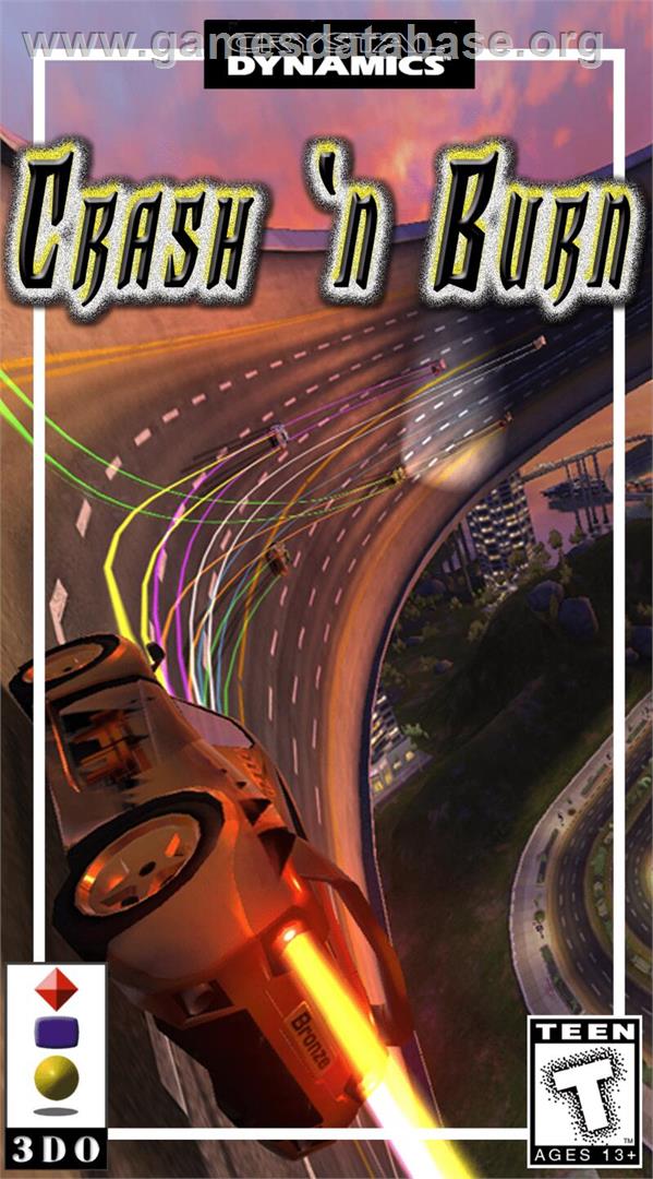 Crash 'n' Burn - Panasonic 3DO - Artwork - Box