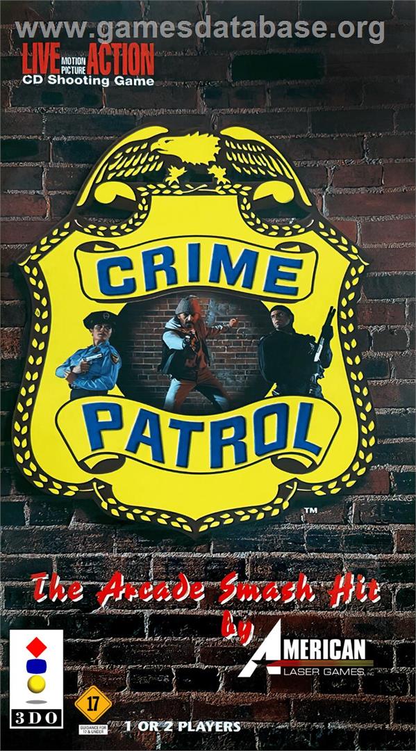 Crime Patrol - Panasonic 3DO - Artwork - Box