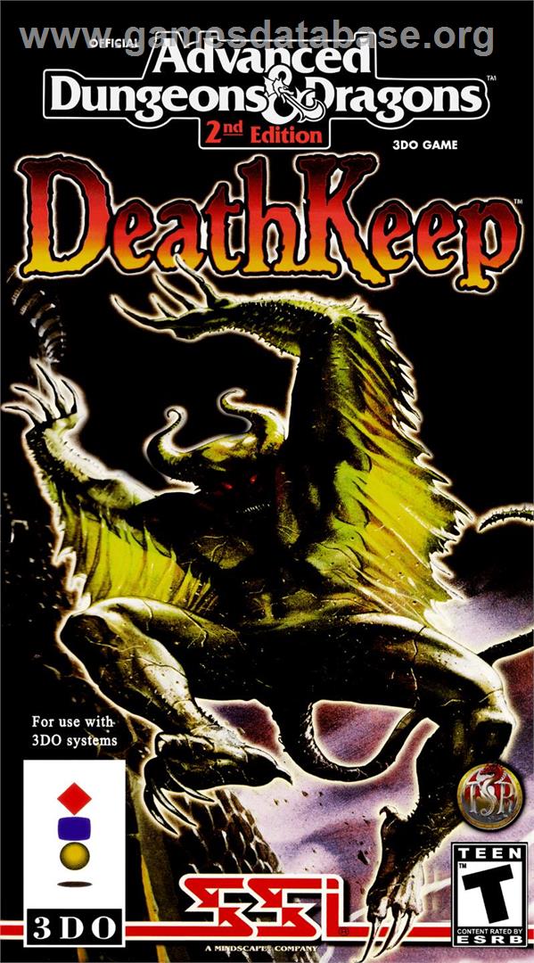 DeathKeep - Panasonic 3DO - Artwork - Box