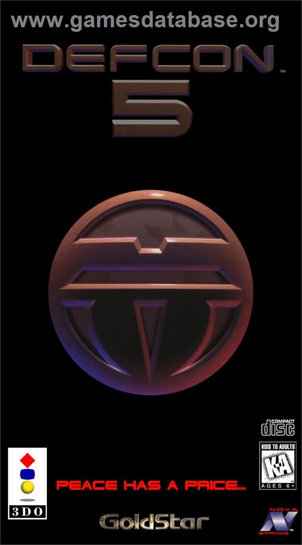 Defcon 5 - Panasonic 3DO - Artwork - Box