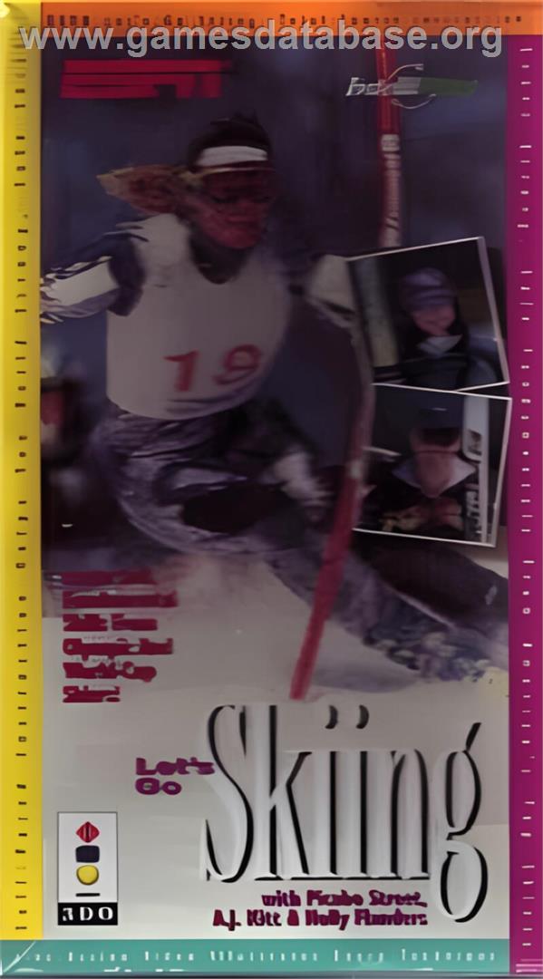 Espn - Let's Go Skiing - Panasonic 3DO - Artwork - Box