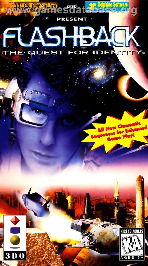 Flashback - Panasonic 3DO - Artwork - Box