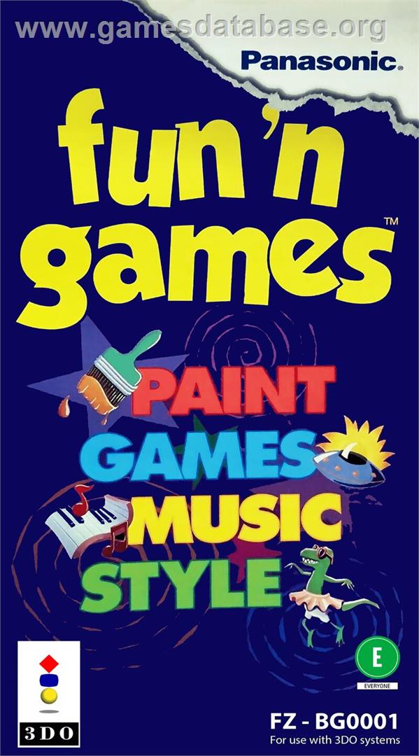 Fun 'n' Games - Panasonic 3DO - Artwork - Box