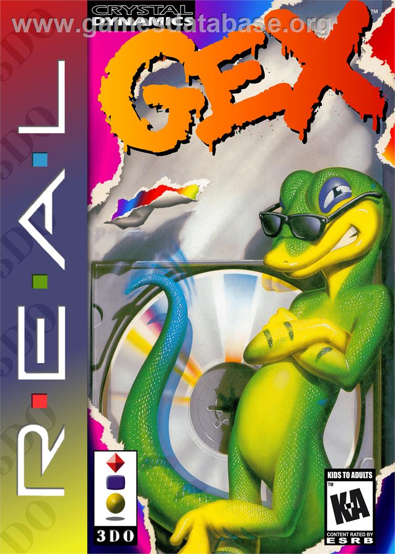 Gex - Panasonic 3DO - Artwork - Box