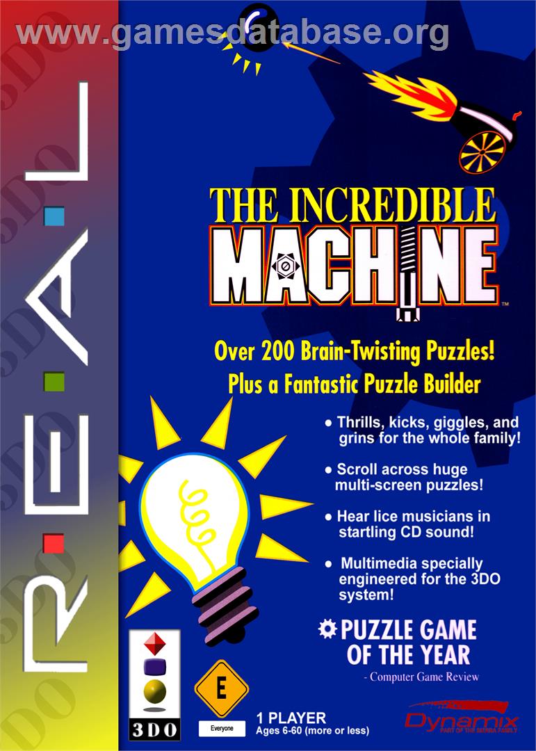 Incredible Machine - Panasonic 3DO - Artwork - Box