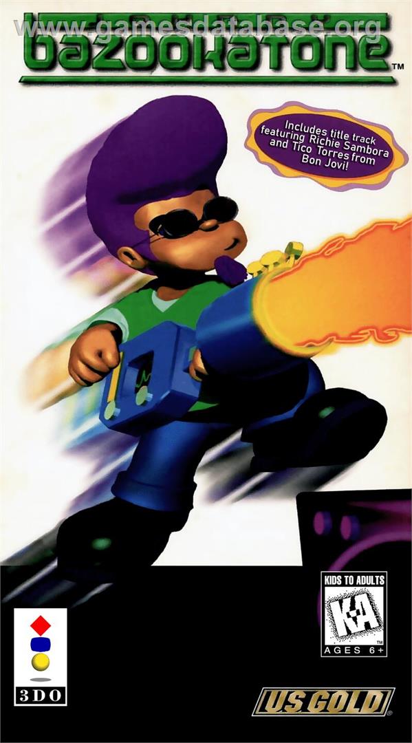 Johnny Bazookatone - Panasonic 3DO - Artwork - Box