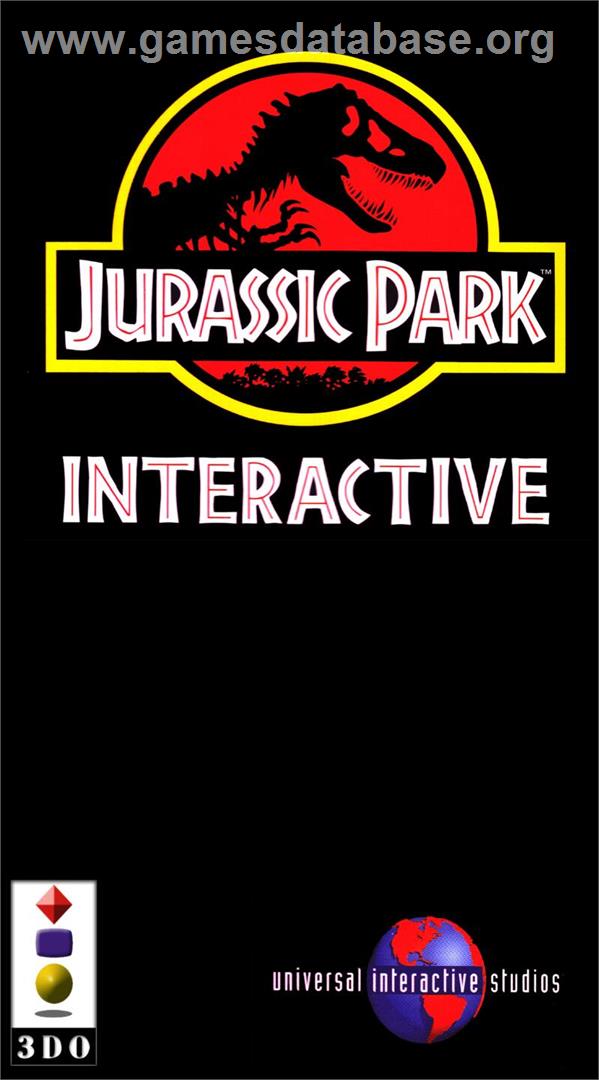 Jurassic Park Interactive - Panasonic 3DO - Artwork - Box
