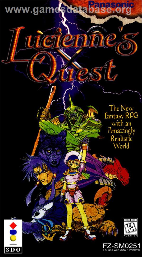 Lucienne's Quest - Panasonic 3DO - Artwork - Box
