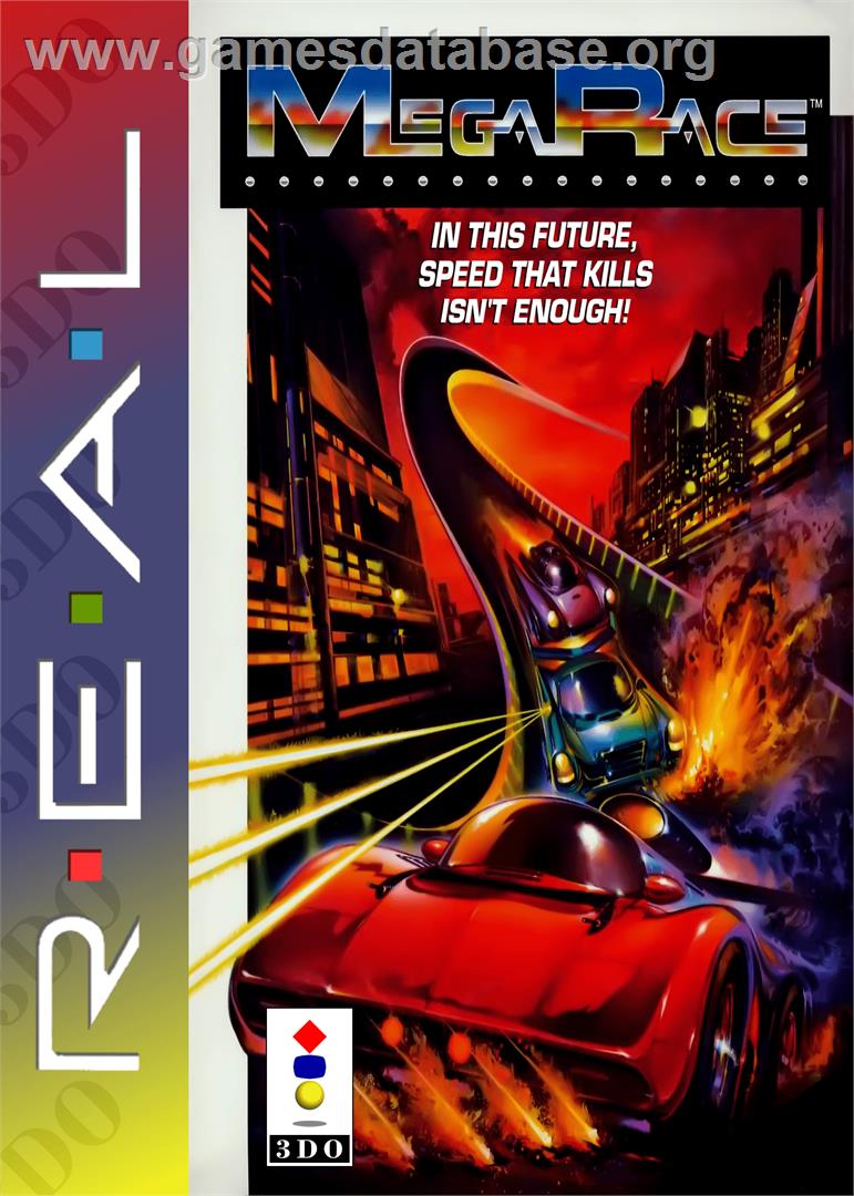 MegaRace - Panasonic 3DO - Artwork - Box