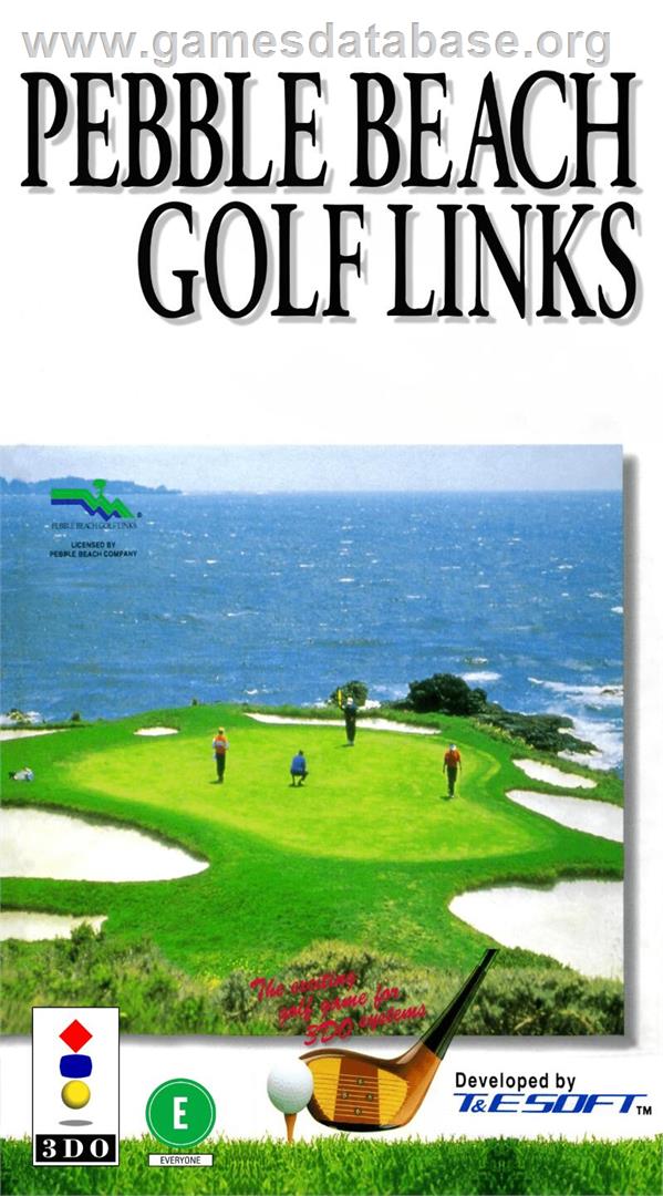 Pebble Beach Golf Links - Panasonic 3DO - Artwork - Box