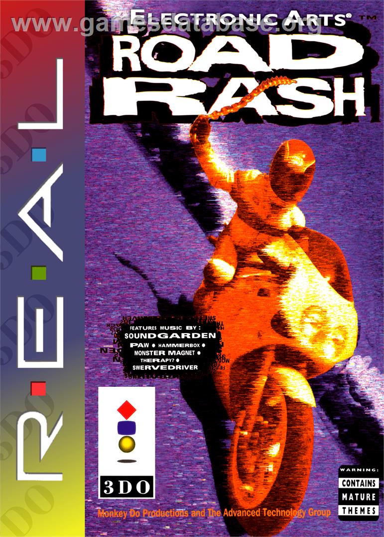 Road Rash - Panasonic 3DO - Artwork - Box
