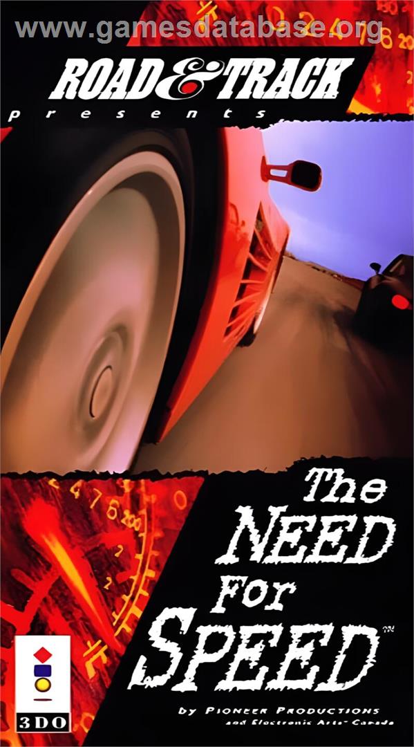 Road and Track Presents - The Need for Speed - Panasonic 3DO - Artwork - Box