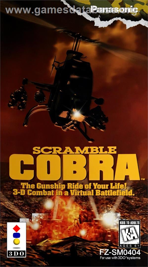 Scramble Cobra - Panasonic 3DO - Artwork - Box
