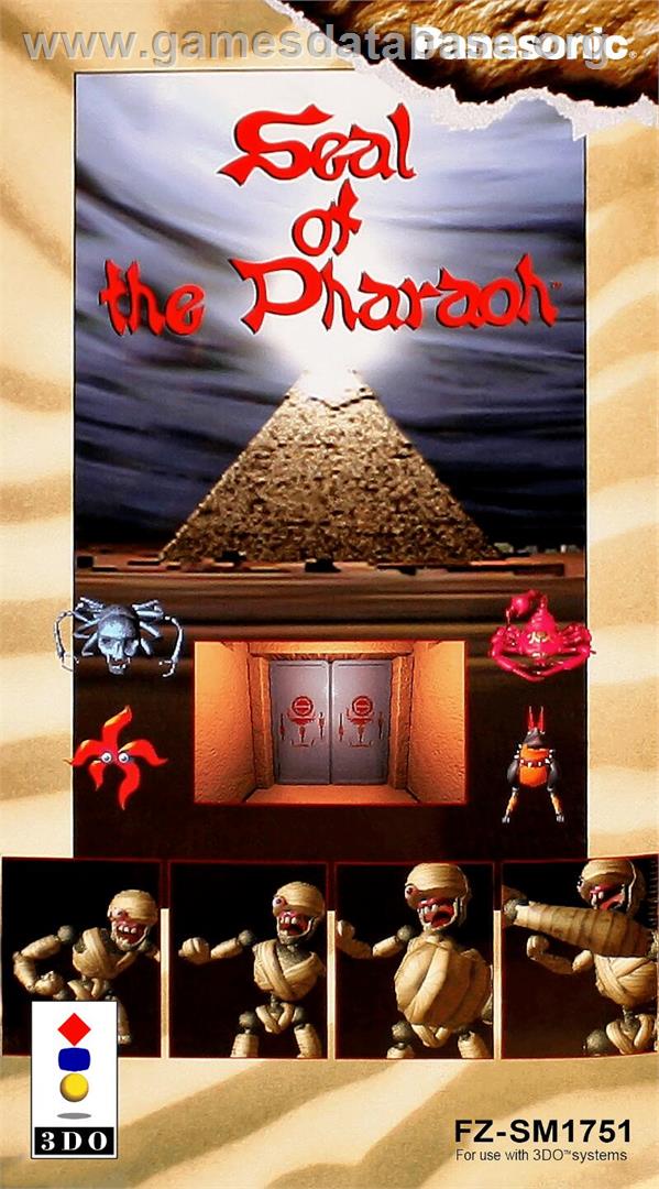 Seal Of The Pharaoh - Panasonic 3DO - Artwork - Box