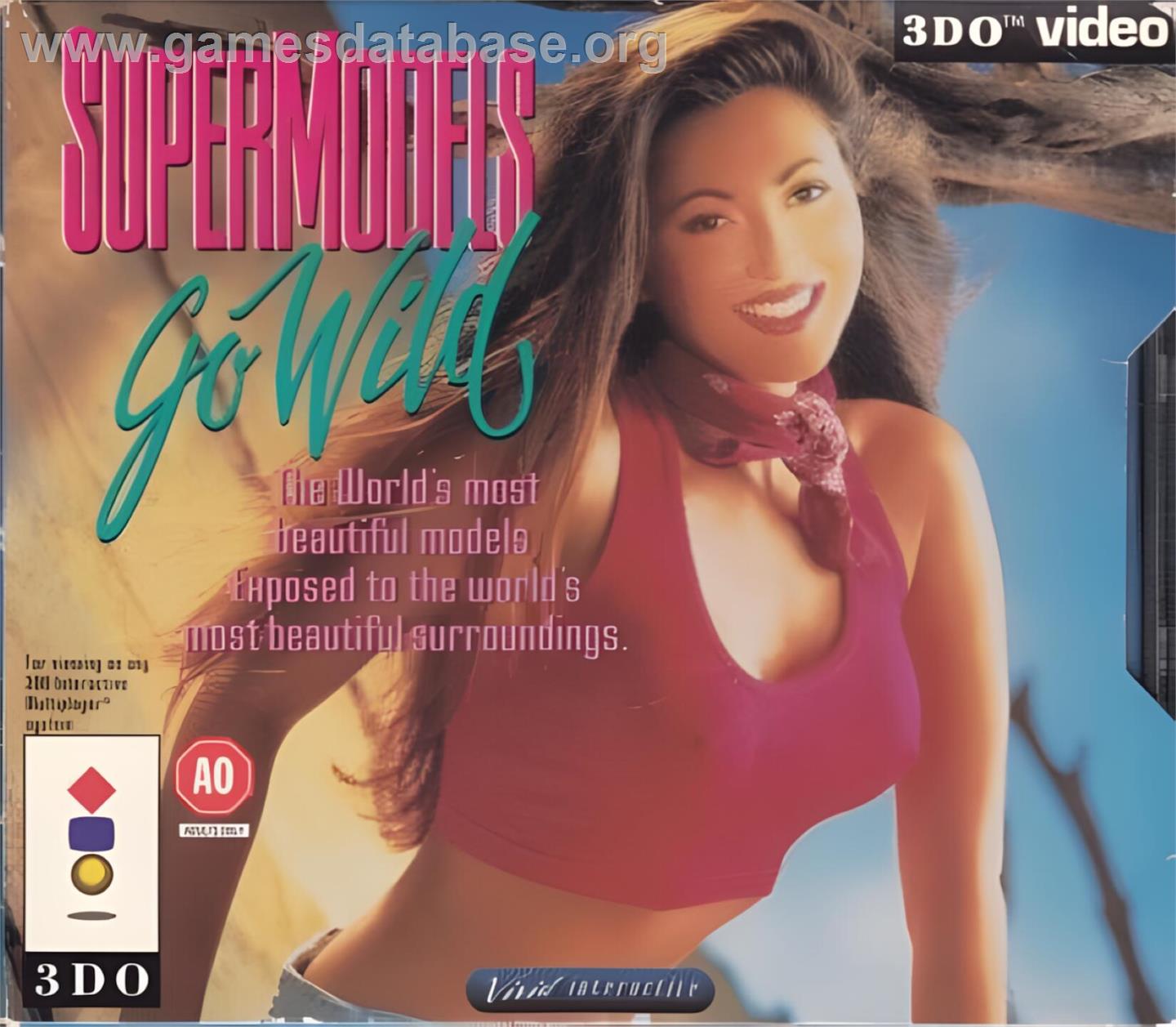 Super Models Go Wild - Panasonic 3DO - Artwork - Box